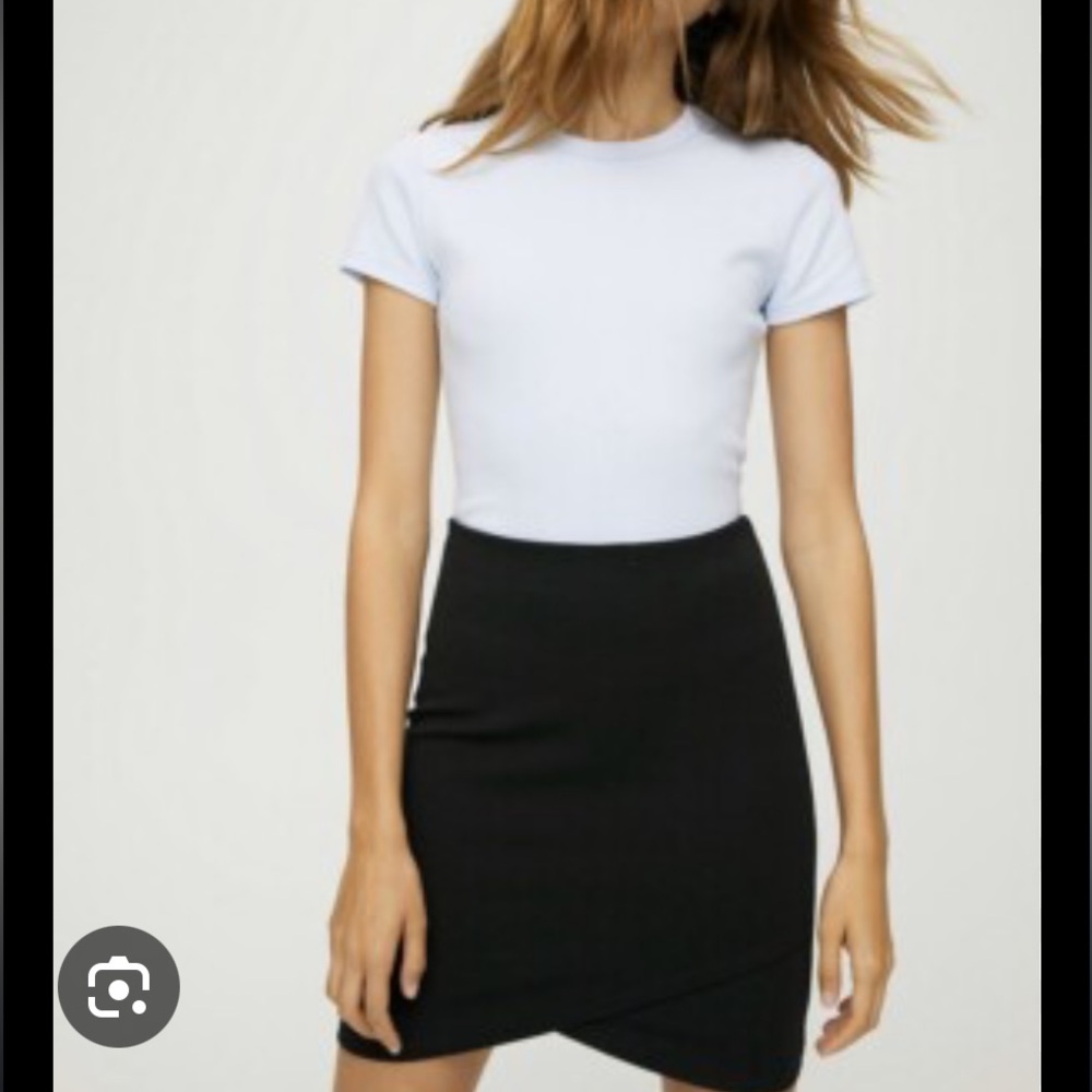 Sunday Best Black Mini Skirt